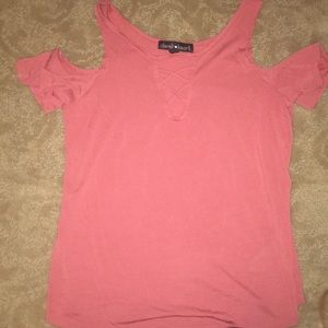 Pink-peach shirt